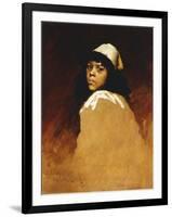 The Moroccan Girl-William Merritt Chase-Framed Giclee Print