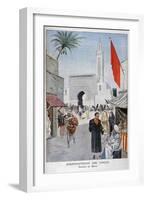 The Moroccan Pavilion at the Universal Exhibition of 1900, Paris, 1900-null-Framed Giclee Print