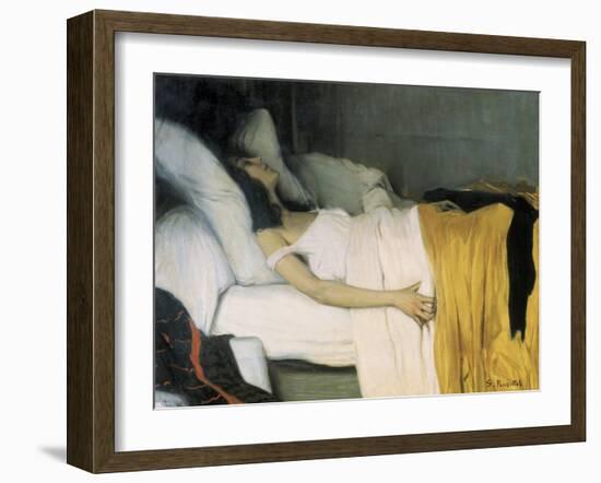 The Morphine-Santiago Rusinol-Framed Art Print