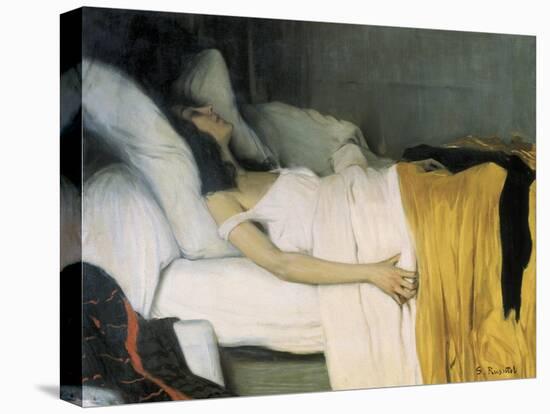 The Morphine-Santiago Rusinol-Stretched Canvas