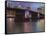 The Morrison Bridge over the Willamette River, Portland, Oregon, USA-William Sutton-Framed Stretched Canvas