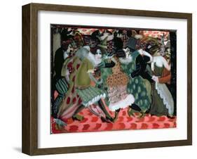 The Morte-Saison in Paris, 1913-Boris Dmitrievich Grigoriev-Framed Giclee Print