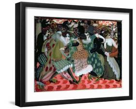 The Morte-Saison in Paris, 1913-Boris Dmitrievich Grigoriev-Framed Giclee Print