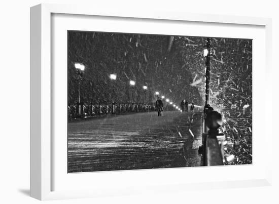 The Moscow blizzard-Lyubov Furs-Framed Photographic Print