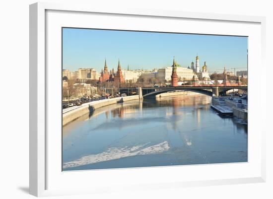 The Moscow Kremlin is A Unesco World Cultural Heritage-sergunt-Framed Photographic Print