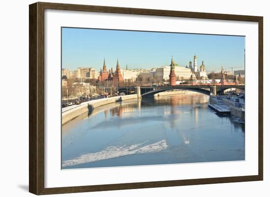 The Moscow Kremlin is A Unesco World Cultural Heritage-sergunt-Framed Photographic Print