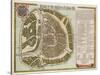 The Moscow Kremlin Map of the 16th Century (Castellum Urbis Moskva), 1662-Willem Janszoon Blaeu-Stretched Canvas