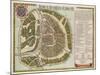 The Moscow Kremlin Map of the 16th Century (Castellum Urbis Moskva), 1662-Willem Janszoon Blaeu-Mounted Giclee Print