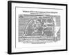 The Moscow Map (From Moscouiter Wunderbare Historien by Sigmund Von Herberstei), 1567-null-Framed Giclee Print