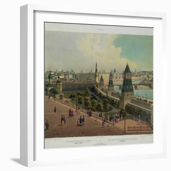 The Moscow Orphanage (From a Panoramic View of Moscow in 10 Part), Ca 1848-Philippe Benoist-Framed Giclee Print