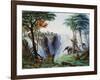 The Mosi-Oa-Tunya (The Smoke That Thunders) or Victoria Falls, Zambesi River-Thomas Baines-Framed Giclee Print