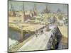 The Moskva River Bridge, 1914-Konstantin A. Korovin-Mounted Giclee Print