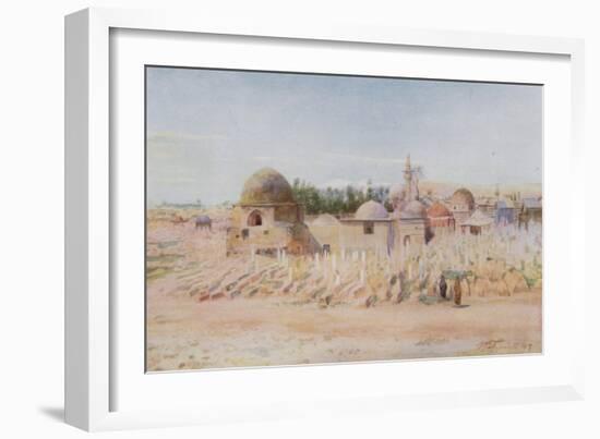 The Moslem Cemetery and View of Mount Hermon, Damascus-Walter Spencer-Stanhope Tyrwhitt-Framed Giclee Print