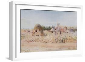 The Moslem Cemetery and View of Mount Hermon, Damascus-Walter Spencer-Stanhope Tyrwhitt-Framed Giclee Print