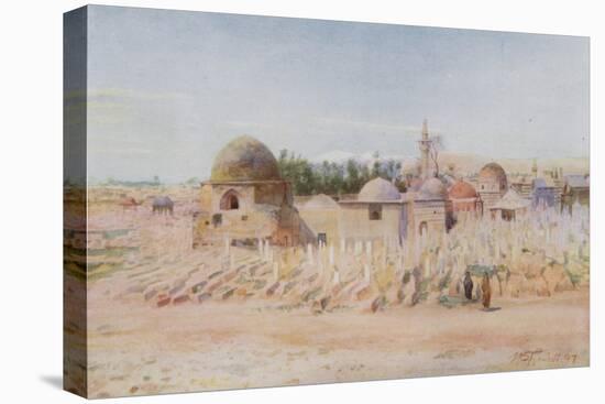 The Moslem Cemetery and View of Mount Hermon, Damascus-Walter Spencer-Stanhope Tyrwhitt-Stretched Canvas