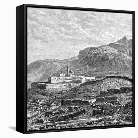 The Mosque and the Ruined Quarter of Bayazid (Dogubayazi), Turkey, 1895-null-Framed Stretched Canvas