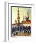 The Mosque of Al-Azhar, Cairo, Egypt, 1928-Louis Cabanes-Framed Giclee Print