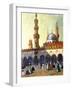 The Mosque of Al-Azhar, Cairo, Egypt, 1928-Louis Cabanes-Framed Giclee Print