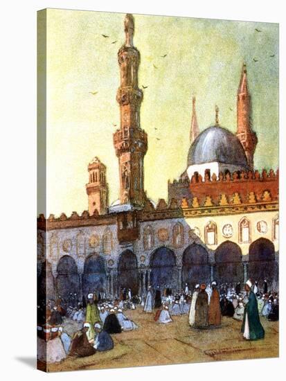 The Mosque of Al-Azhar, Cairo, Egypt, 1928-Louis Cabanes-Stretched Canvas