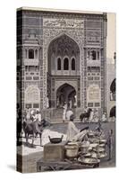 The Mosque of Nazir Khan, Lahore, C.1890-Harry Hamilton Johnston-Stretched Canvas