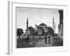 The Mosque of Santa Sophia, Constantinople, 1900-null-Framed Giclee Print