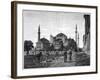 The Mosque of Santa Sophia, Constantinople, 1900-null-Framed Giclee Print