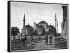 The Mosque of Santa Sophia, Constantinople, 1900-null-Framed Stretched Canvas