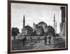 The Mosque of Santa Sophia, Constantinople, 1900-null-Framed Giclee Print