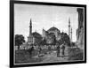 The Mosque of Santa Sophia, Constantinople, 1900-null-Framed Giclee Print