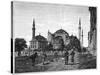 The Mosque of Santa Sophia, Constantinople, 1900-null-Stretched Canvas