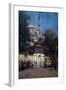 The Mosque of Sultan Achmet, Constantinople-Alberto Pasini-Framed Art Print