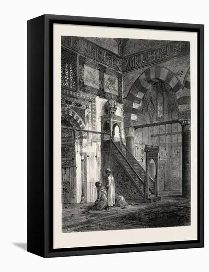 The Mosque of Werdanee. Egypt, 1879-null-Framed Stretched Canvas
