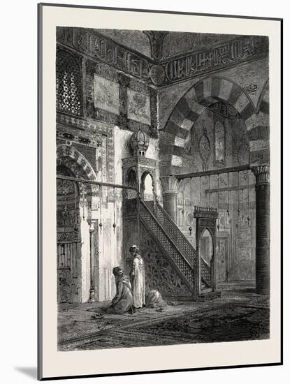 The Mosque of Werdanee. Egypt, 1879-null-Mounted Giclee Print