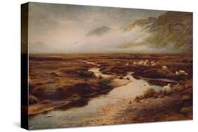 'The Moss at Poolewe', 1913, (c1915)-Joseph Farquharson-Stretched Canvas