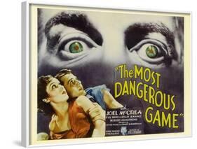 The Most Dangerous Game, 1932-null-Framed Art Print