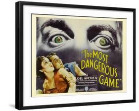 The Most Dangerous Game, 1932-null-Framed Art Print