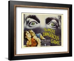 The Most Dangerous Game, 1932-null-Framed Art Print