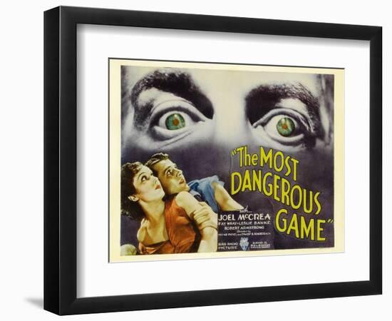 The Most Dangerous Game, 1932-null-Framed Art Print