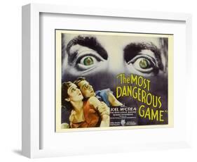 The Most Dangerous Game, 1932-null-Framed Art Print