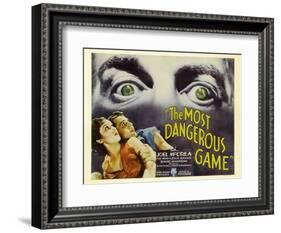 The Most Dangerous Game, 1932-null-Framed Art Print