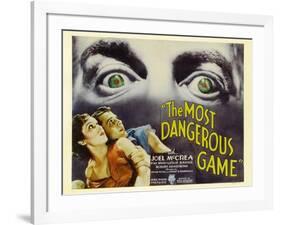 The Most Dangerous Game, 1932-null-Framed Art Print