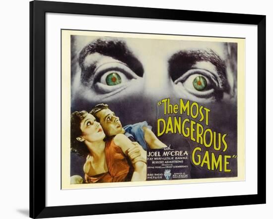 The Most Dangerous Game, 1932-null-Framed Art Print