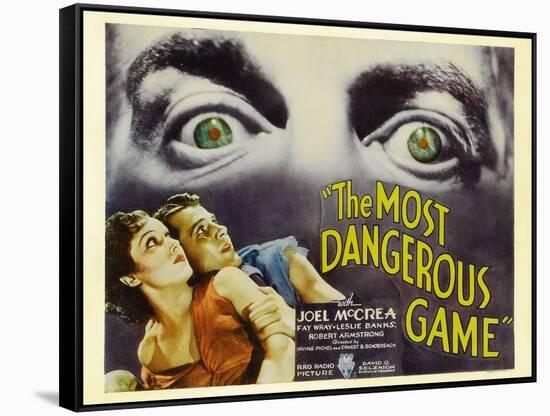 The Most Dangerous Game, 1932-null-Framed Stretched Canvas