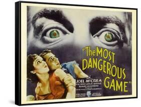 The Most Dangerous Game, 1932-null-Framed Stretched Canvas