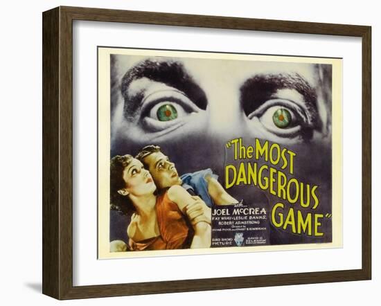 The Most Dangerous Game, 1932-null-Framed Art Print