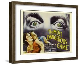 The Most Dangerous Game, 1932-null-Framed Art Print