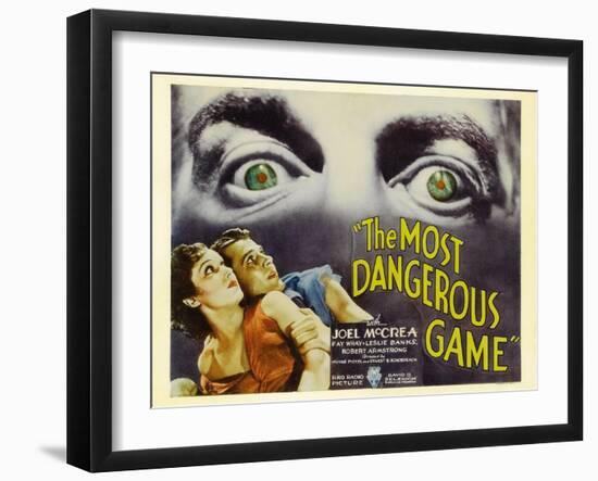 The Most Dangerous Game, 1932-null-Framed Art Print