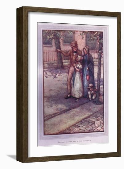 The Most Elegant Spot in the Metropolis-Sybil Tawse-Framed Giclee Print