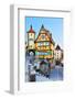 The Most Famous Sight of Rothenburg Ob Der Tauber, Bavaria, Germany-Zoom-zoom-Framed Photographic Print