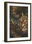 The Most Holy Trinity and Saints Francis of Paola-Giambattista Buratto-Framed Giclee Print